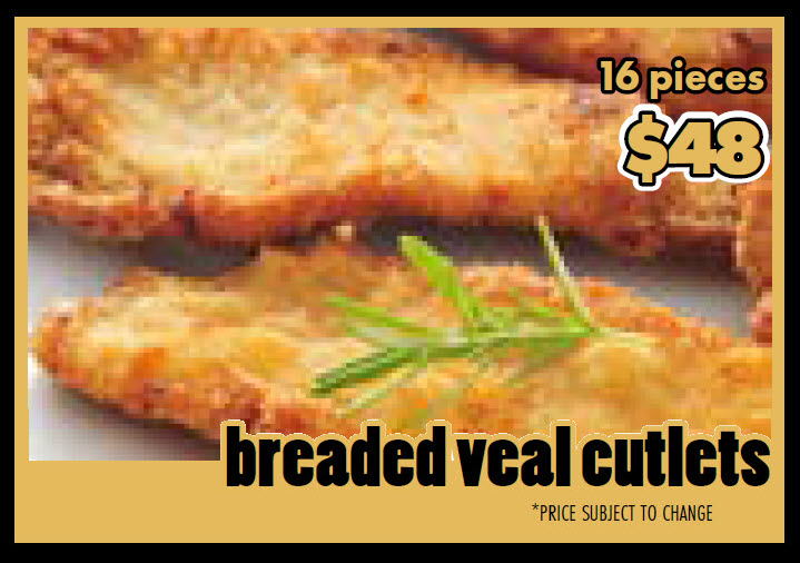 Breaded Veal Cutlets